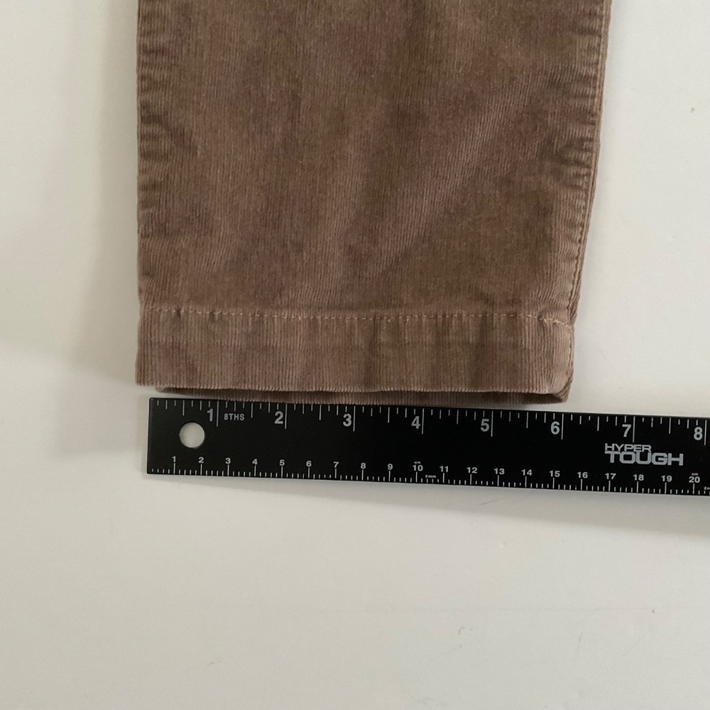 J.Jill Corduroy Pants Sz 4 Brown Straight Leg Stretch Classic Capsule Preppy - Picture 9 of 12